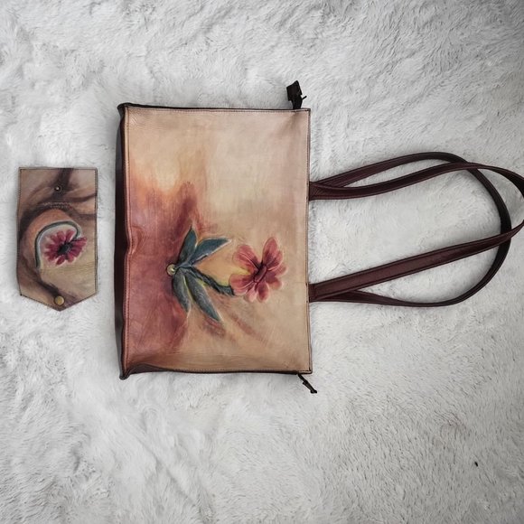 Handmade Leather Art Purse & Wallet - Picture 4 of 16